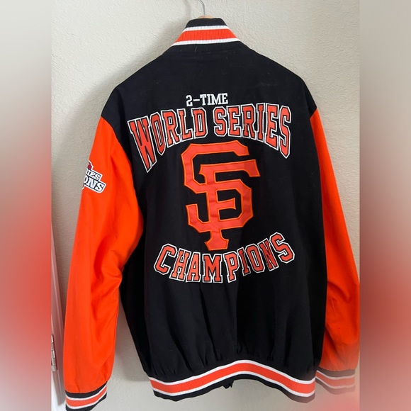Vintage San Francisco Giant’s 2-Time World Series Winner Men’s Jacket sz: XL - Picture 9 of 9